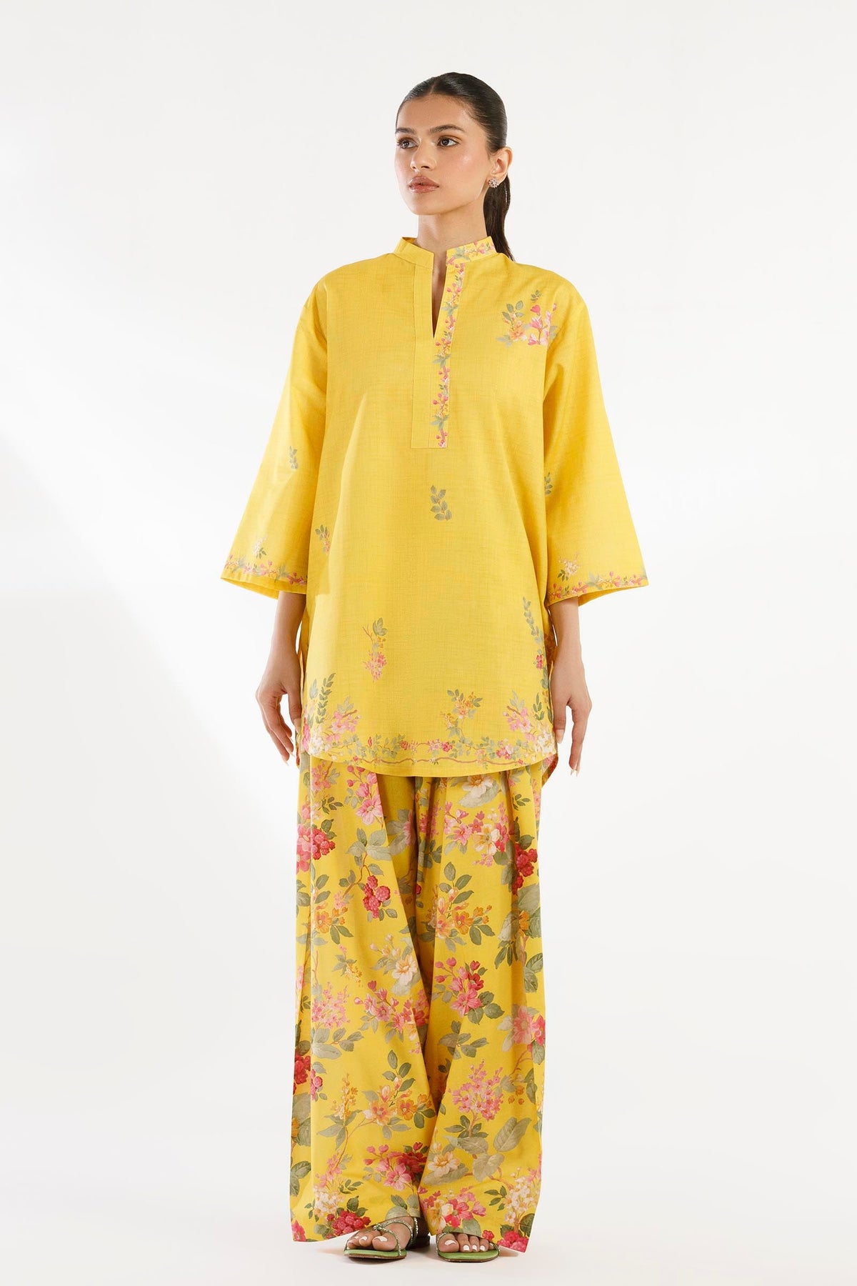 Stitched Printed Lawn Shirt+ Shalwar