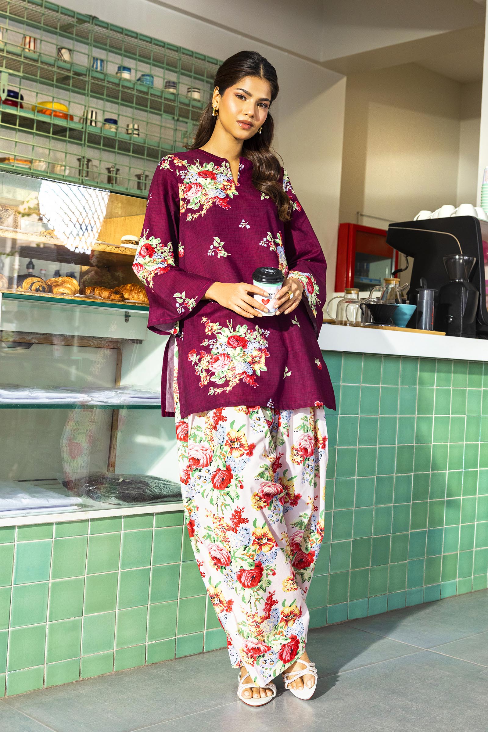 Stitched Printed Lawn Shirt + Shalwar