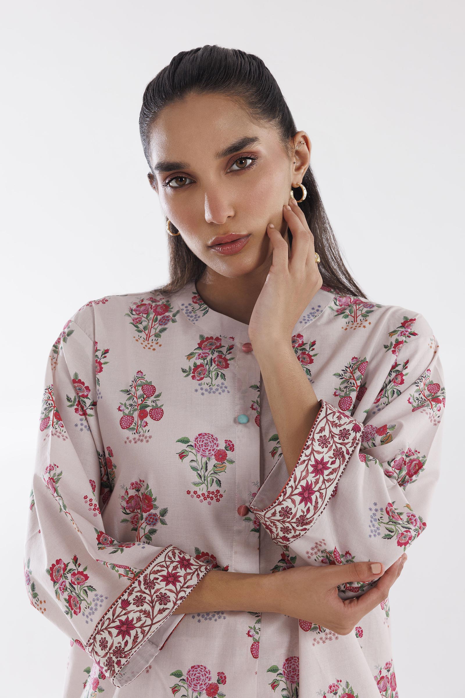 Stitched Printed Lawn Shirt + Shalwar