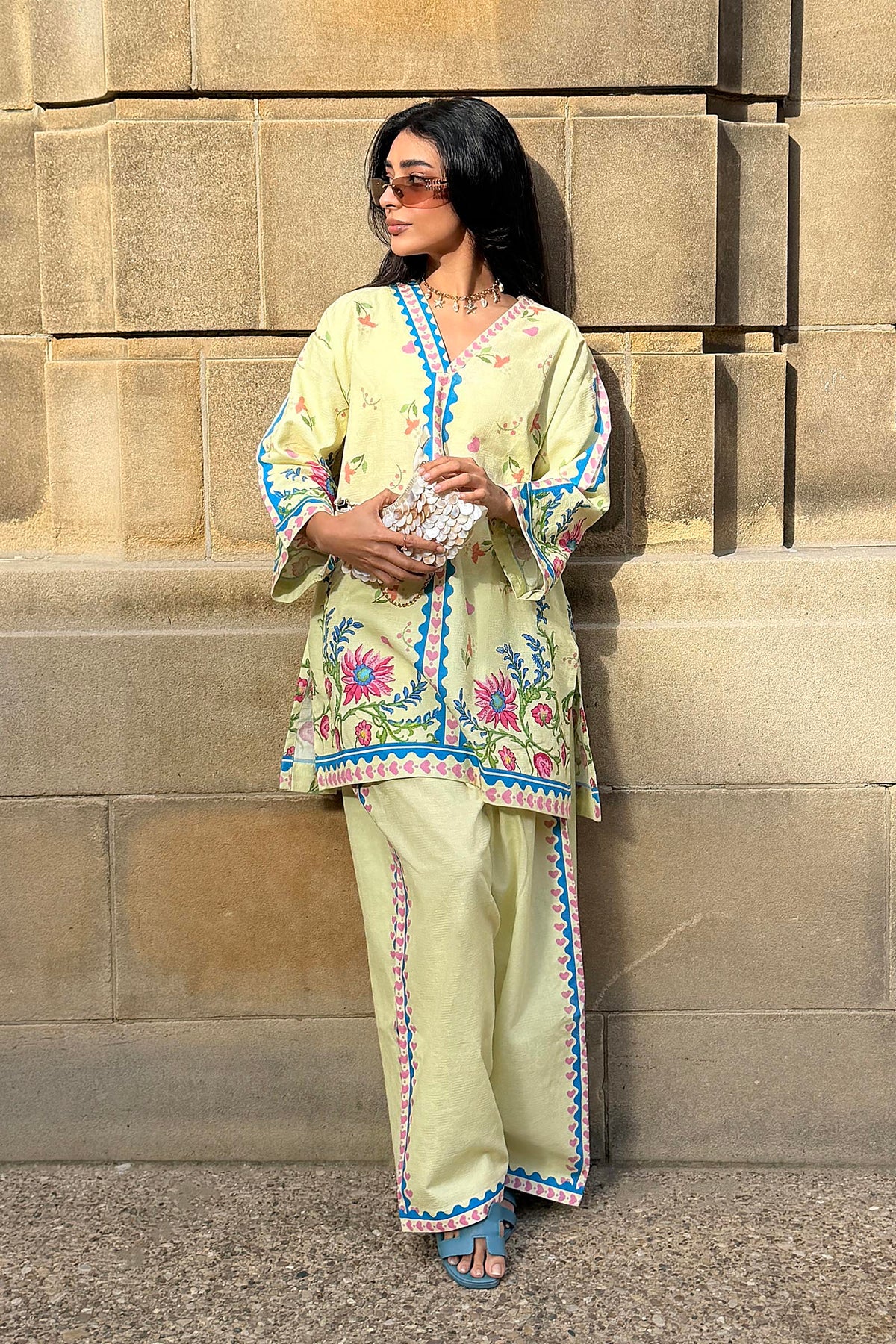 Stitched Printed Dobby Shirt+ Shalwar
