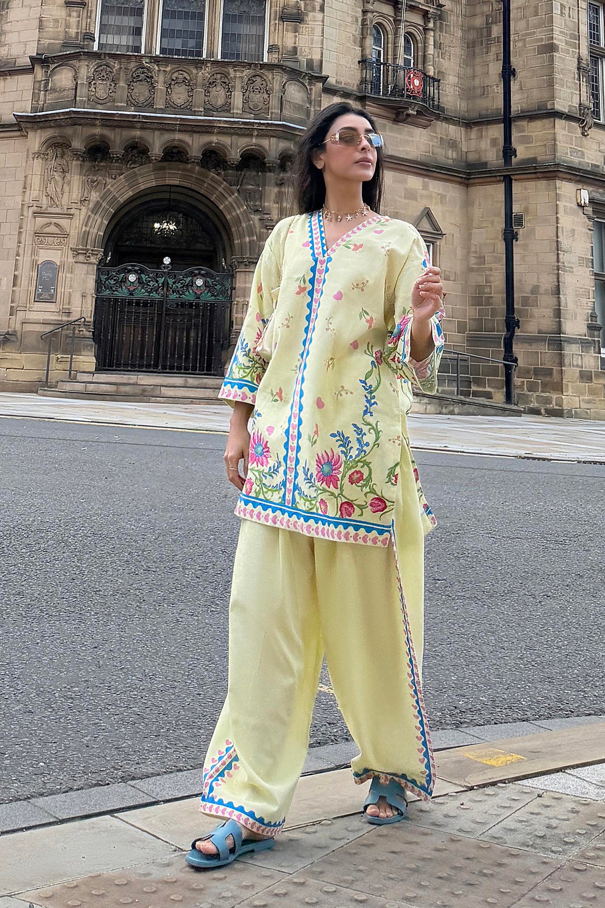 Stitched Printed Dobby Shirt+ Shalwar