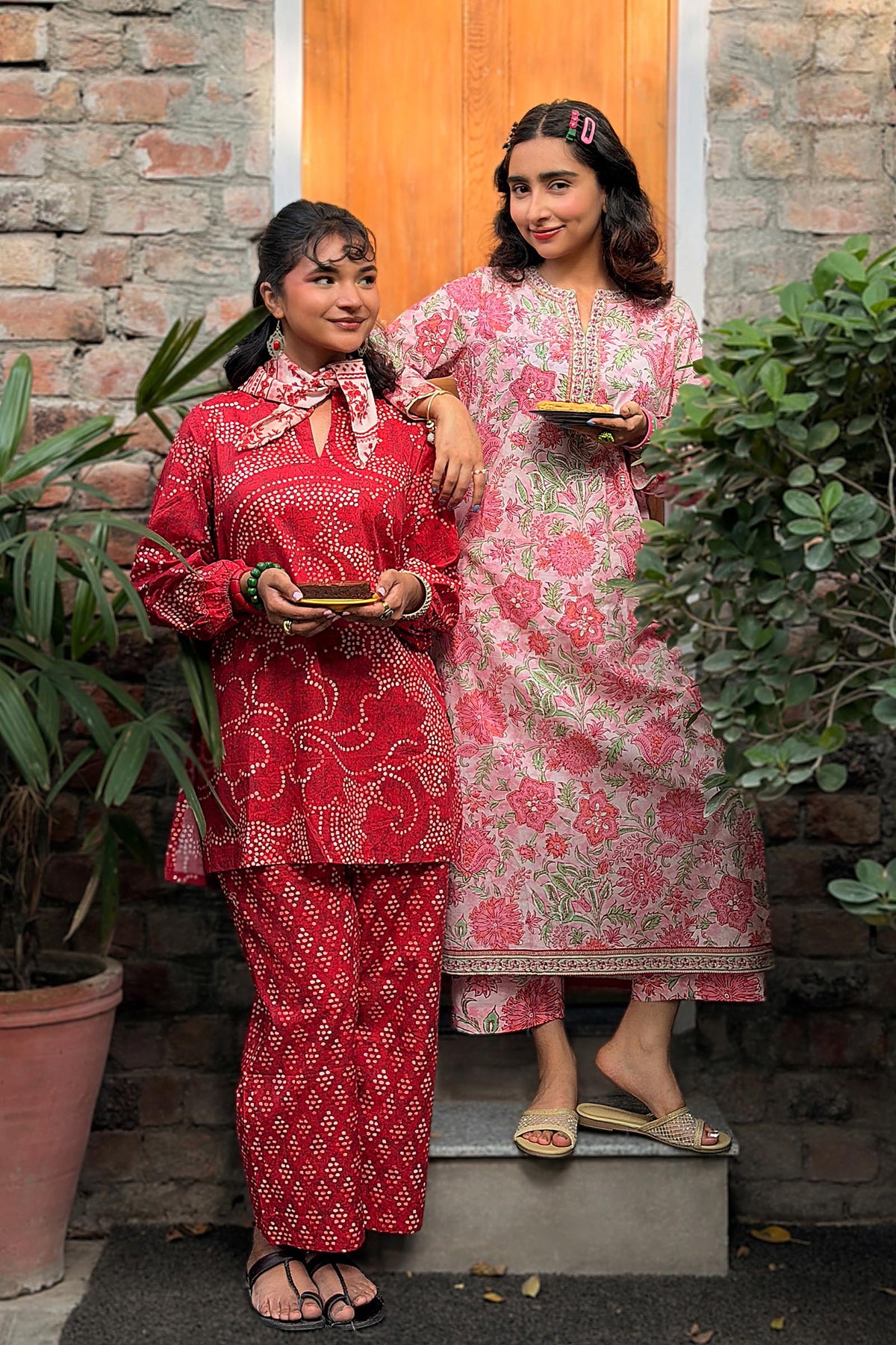 Stitched Printed Lawn Shirt+ Culotte