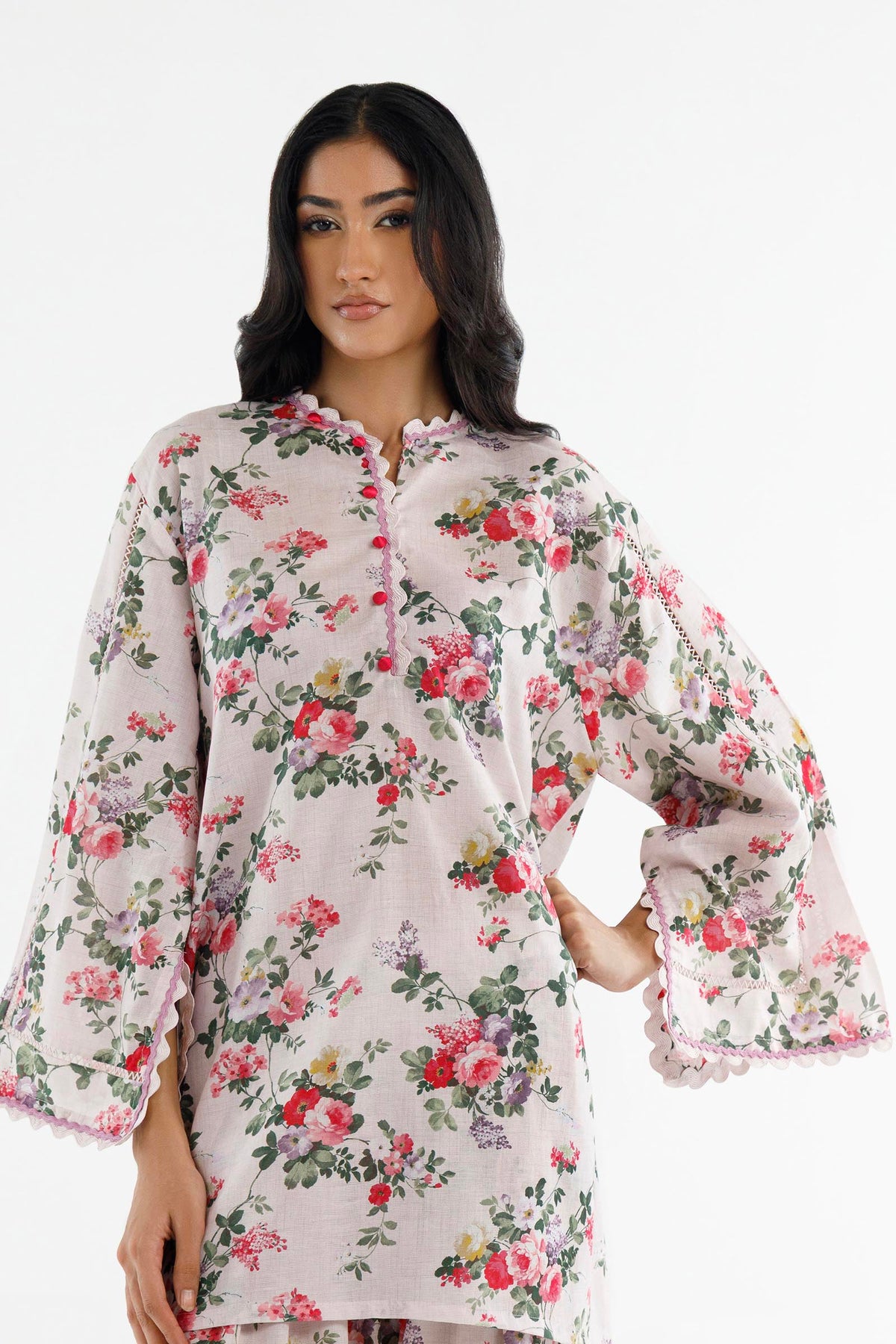 Stitched Printed Dobby Shirt+ Shalwar - 1000000096571