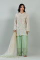 Stitched Embroidered Raw Silk Suit