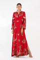 Stitched Embroidered Raw Silk Shirt