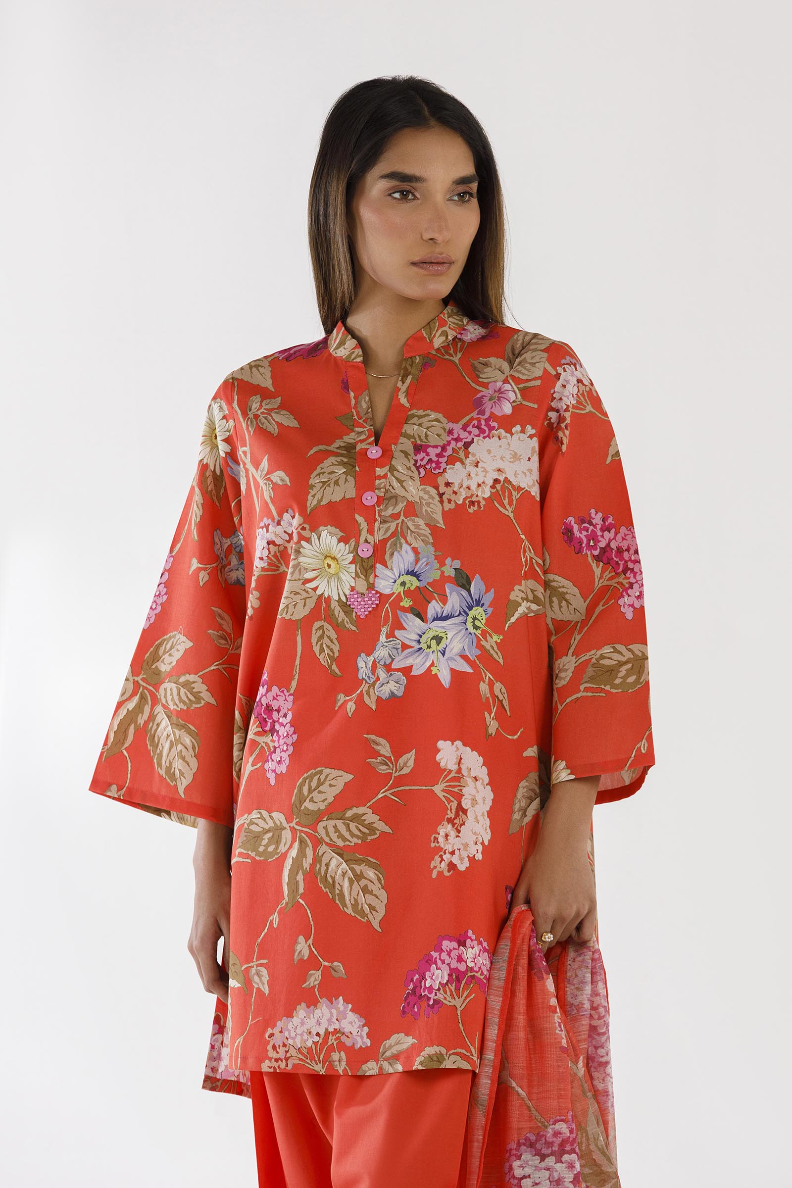 Stitched Printed Lawn Suit