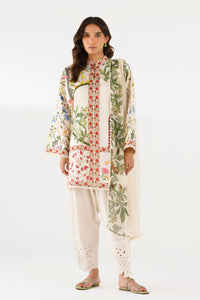 Stitched Printed Lawn Shirt+ Dupatta