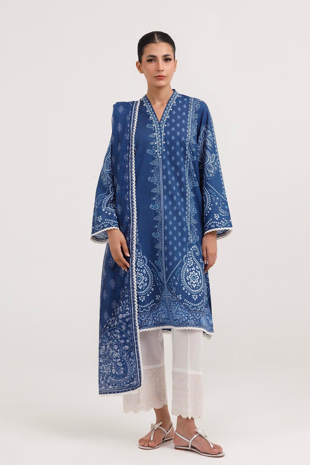 Stitched Printed Shirt+ Dupatta