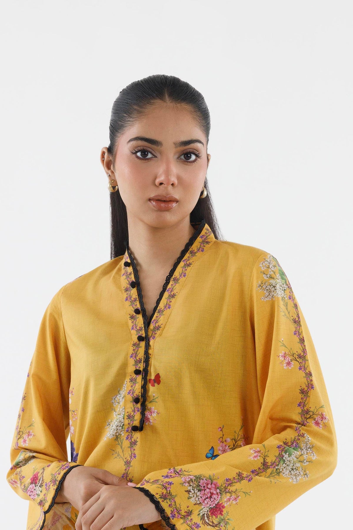 Stitched Printed Lawn Shirt+ Shalwar