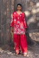 Stitched Embroidered Raw Silk Shirt+ Shalwar