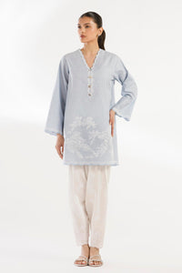 Stitched Embroidered Chambray Shirt+ Shalwar