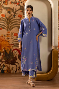 Stitched Embroidered Lawn Shirt + Culotte