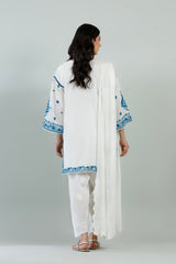 Stitched Embroidered Lawn Shirt + Shalwar