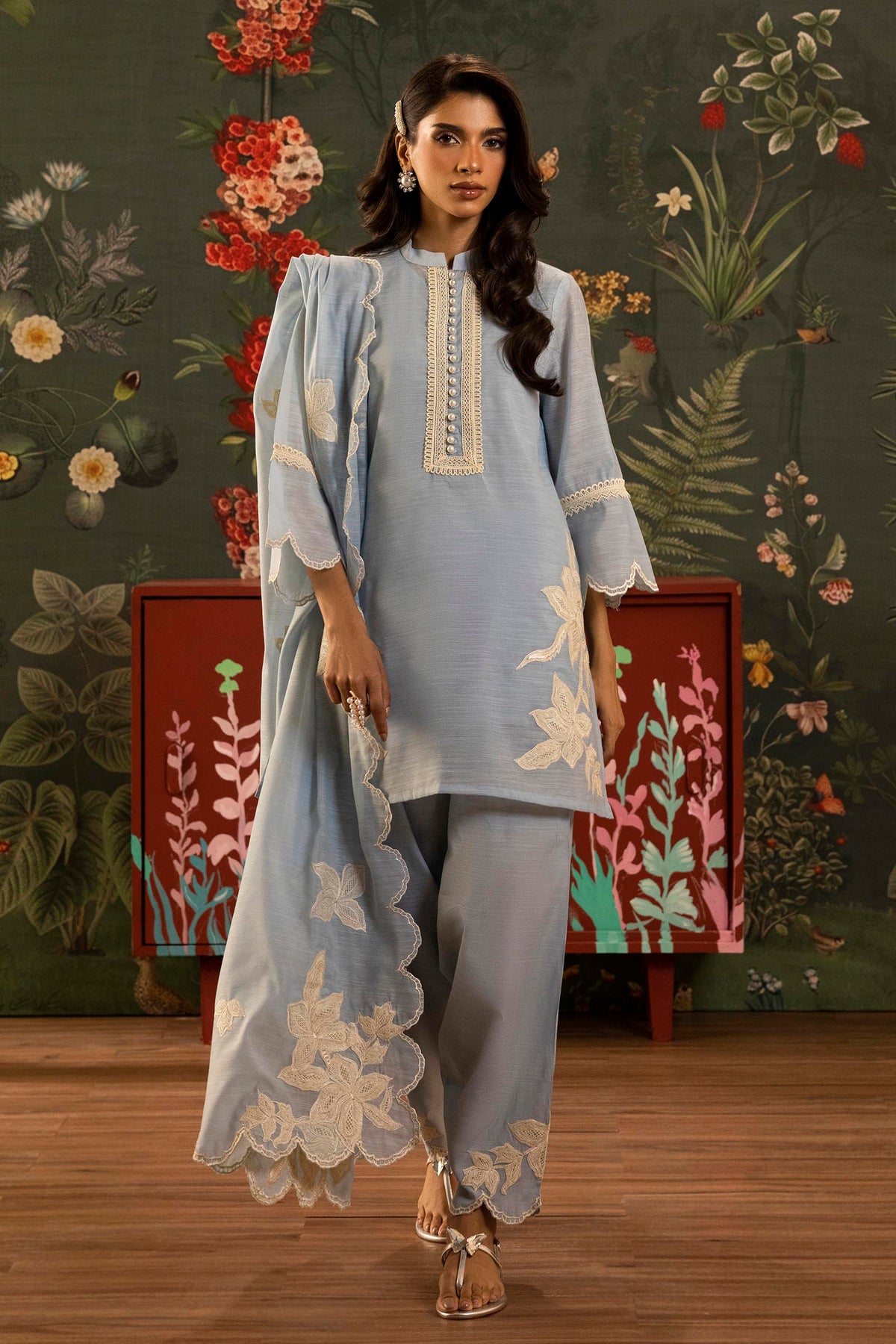 Stitched Embroidered Monark Suit