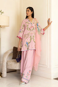 Pink Organza Dupatta