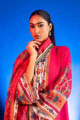 Stitched Printed Crepe Shirt+ Dupatta