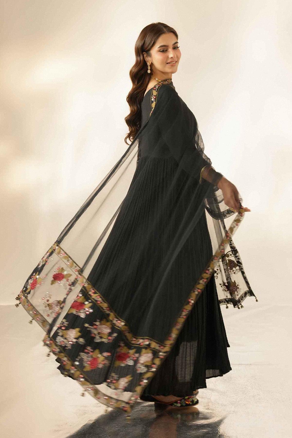 Embroidered Dupatta - ST1DE-LUXE26WV1-5