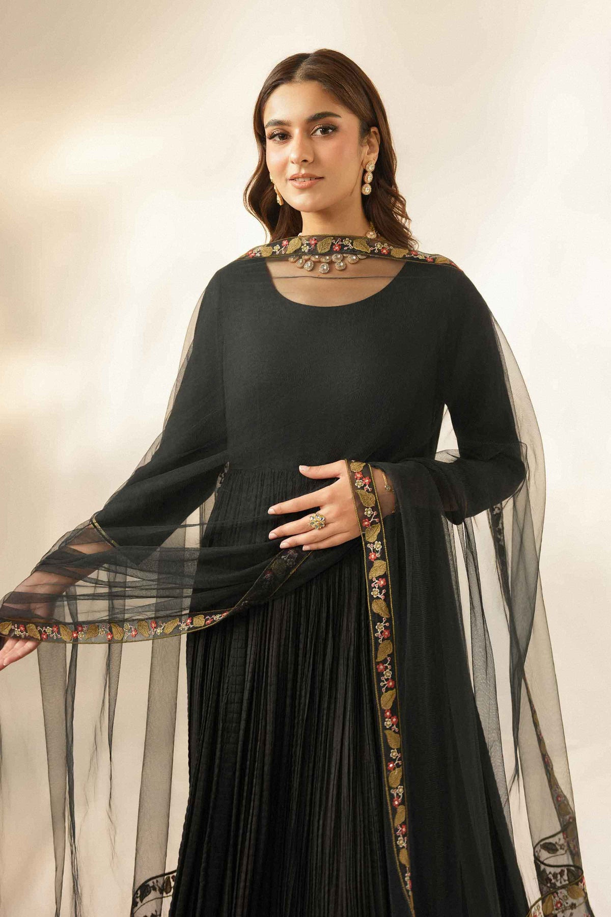 Embroidered Dupatta - ST1DE-LUXE26WV1-5