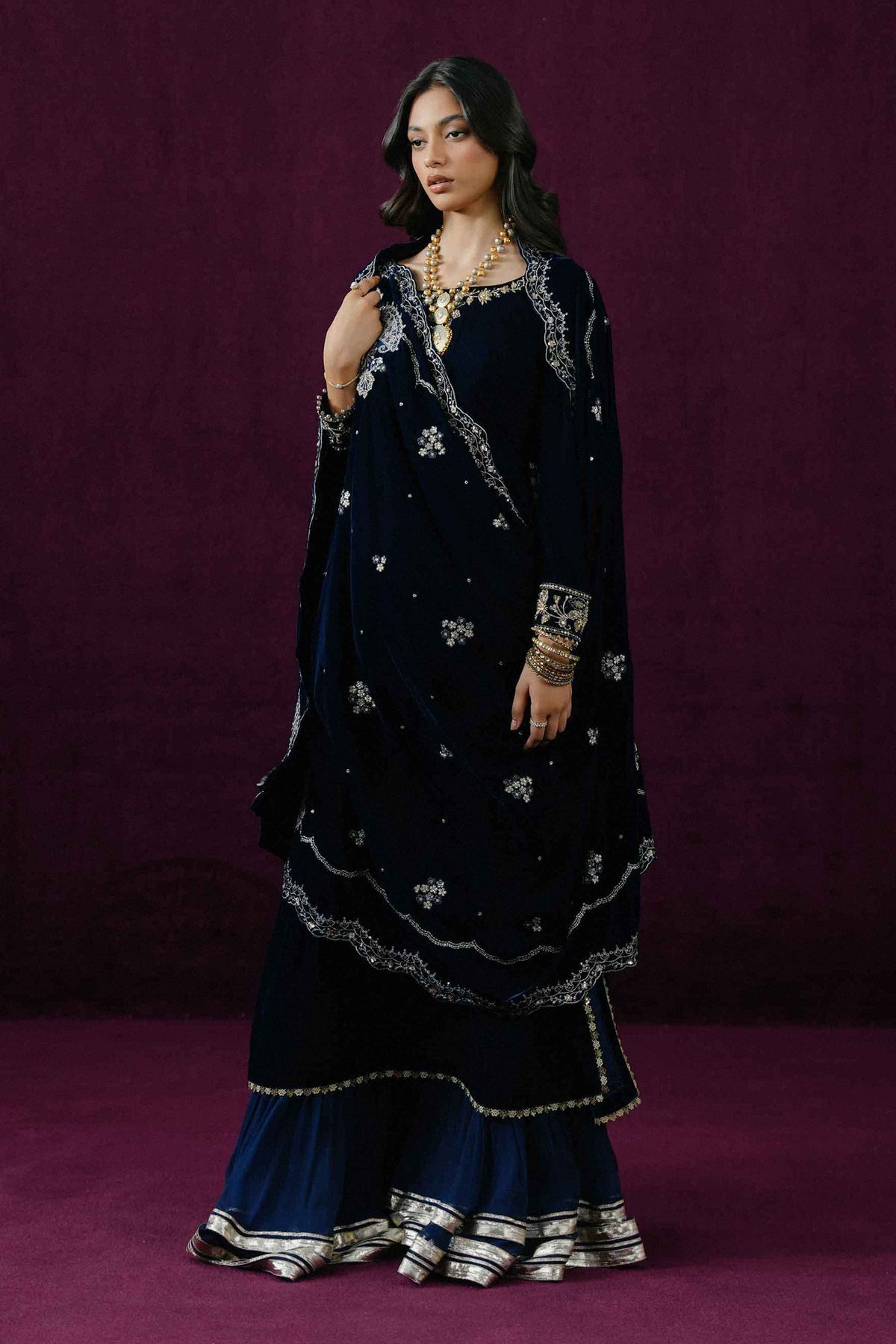 EMBROIDERED SHAWL - ST1PE-BOUT26WV1-20