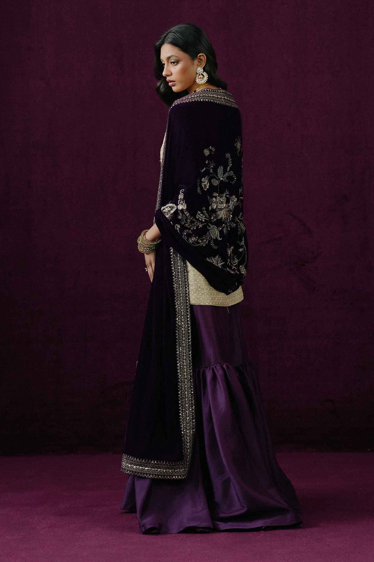 EMBROIDERED SHAWL - ST1PE-BOUT26WV1-21
