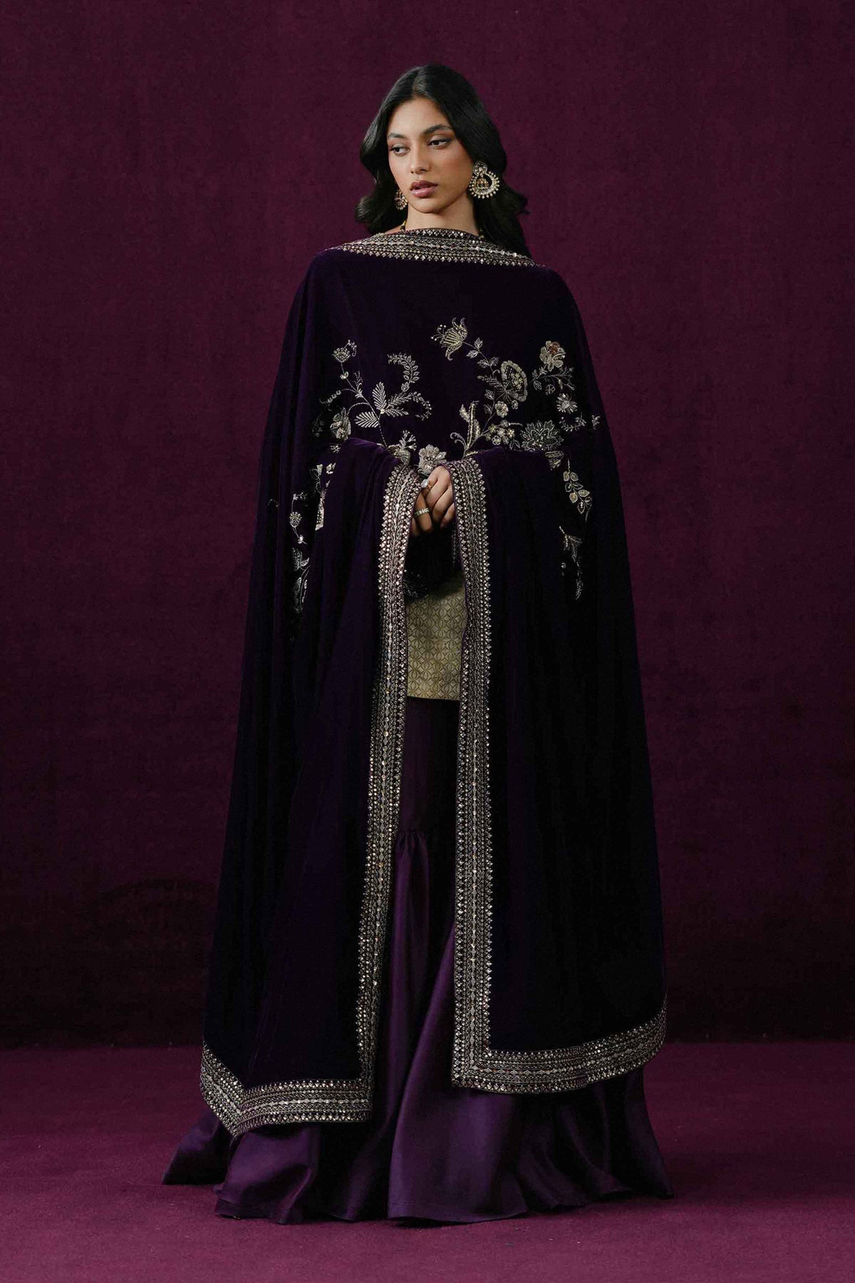 EMBROIDERED SHAWL - ST1PE-BOUT26WV1-21