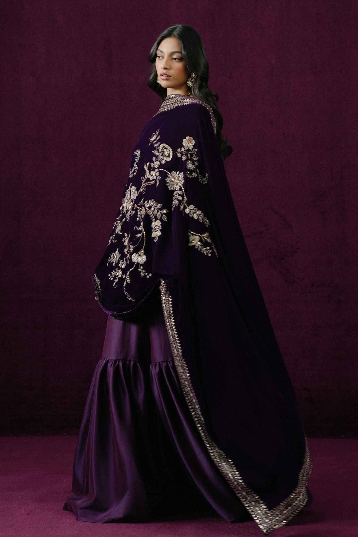 EMBROIDERED SHAWL - ST1PE-BOUT26WV1-21