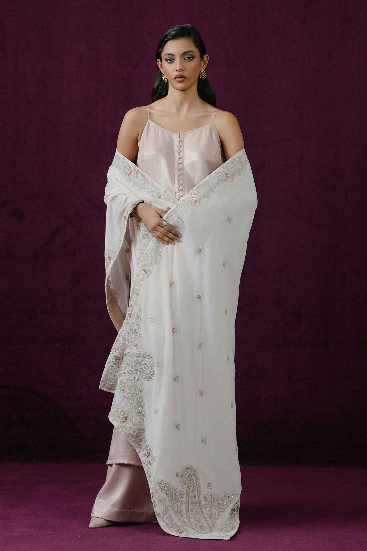 EMBROIDERED SHAWL - ST1PE-BOUT26WV1-23