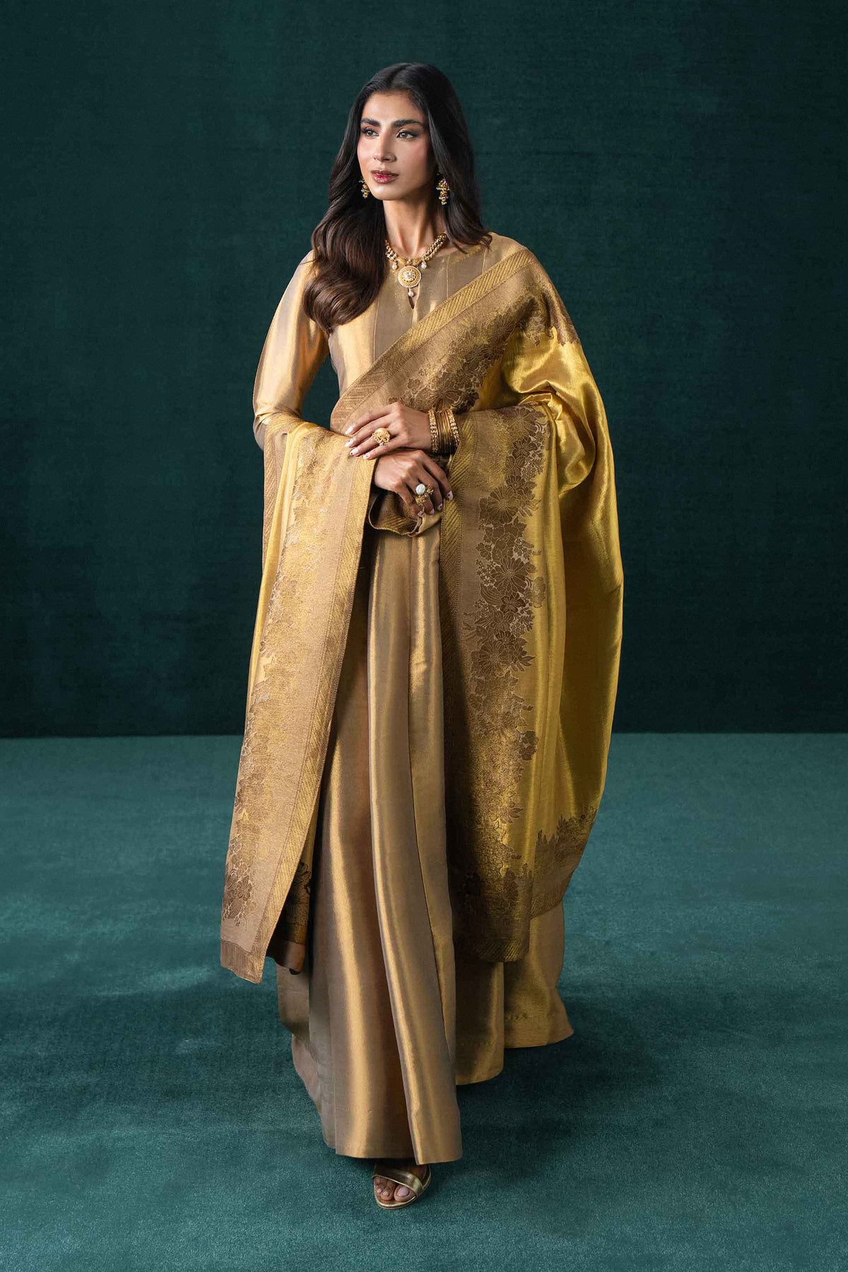 Embroidered Shawl - ST1PE-BOUT26WV1-27