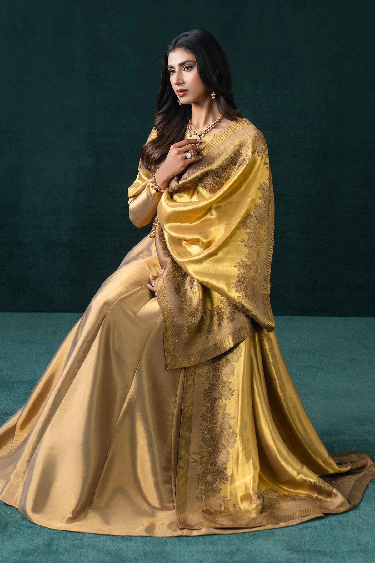 Embroidered Shawl - ST1PE-BOUT26WV1-27