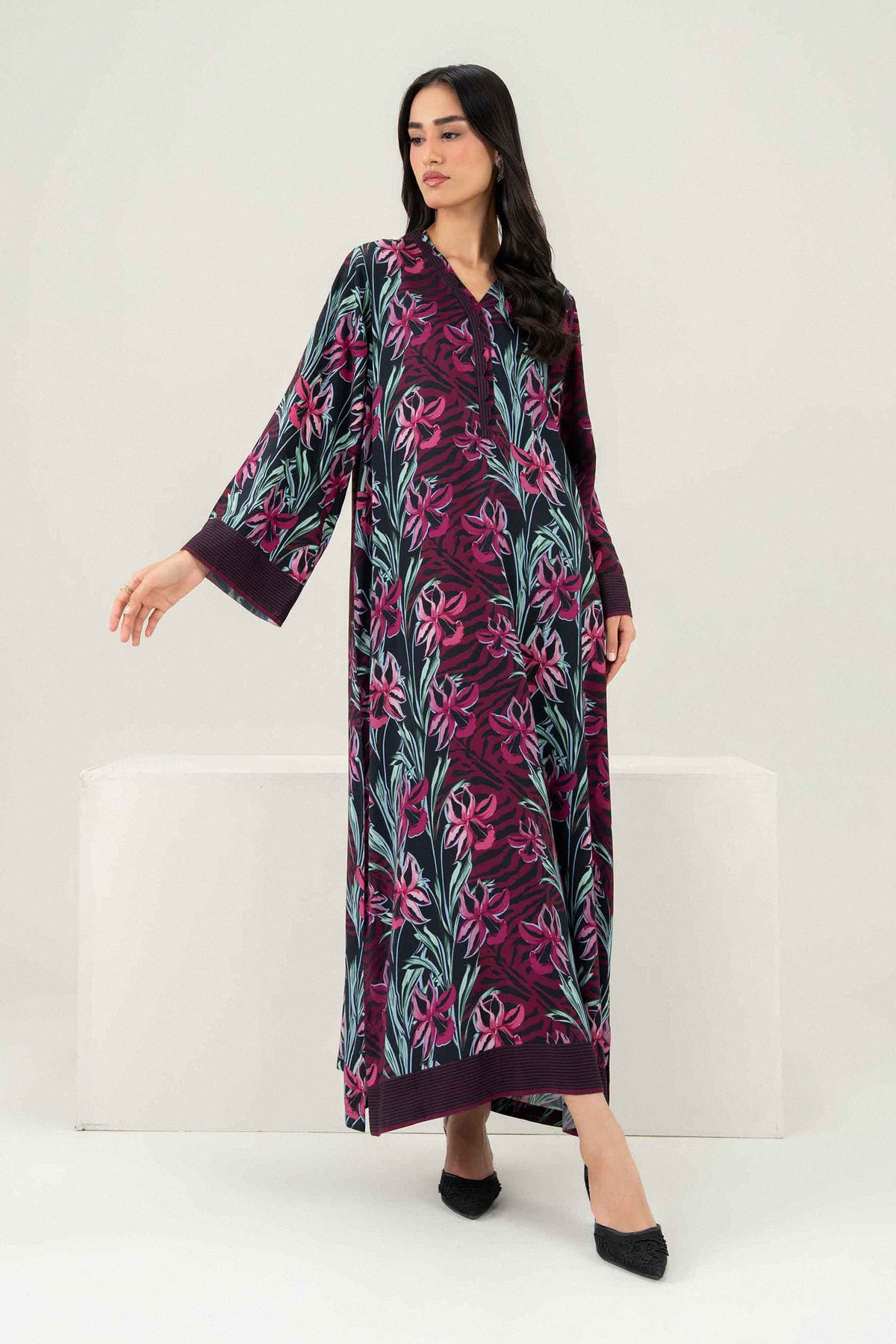 Printed Jalabiya - ST1S-JALA26WV2-14