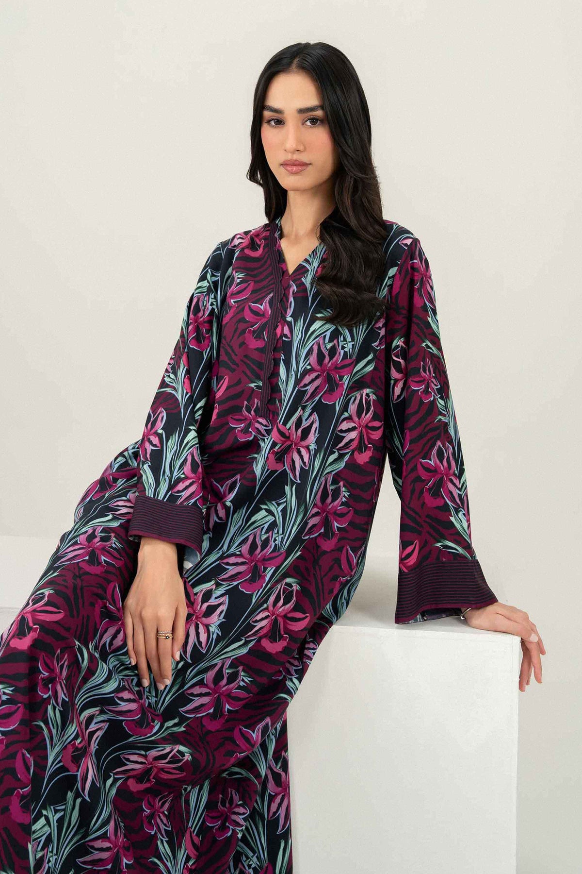 Printed Jalabiya - ST1S-JALA26WV2-14