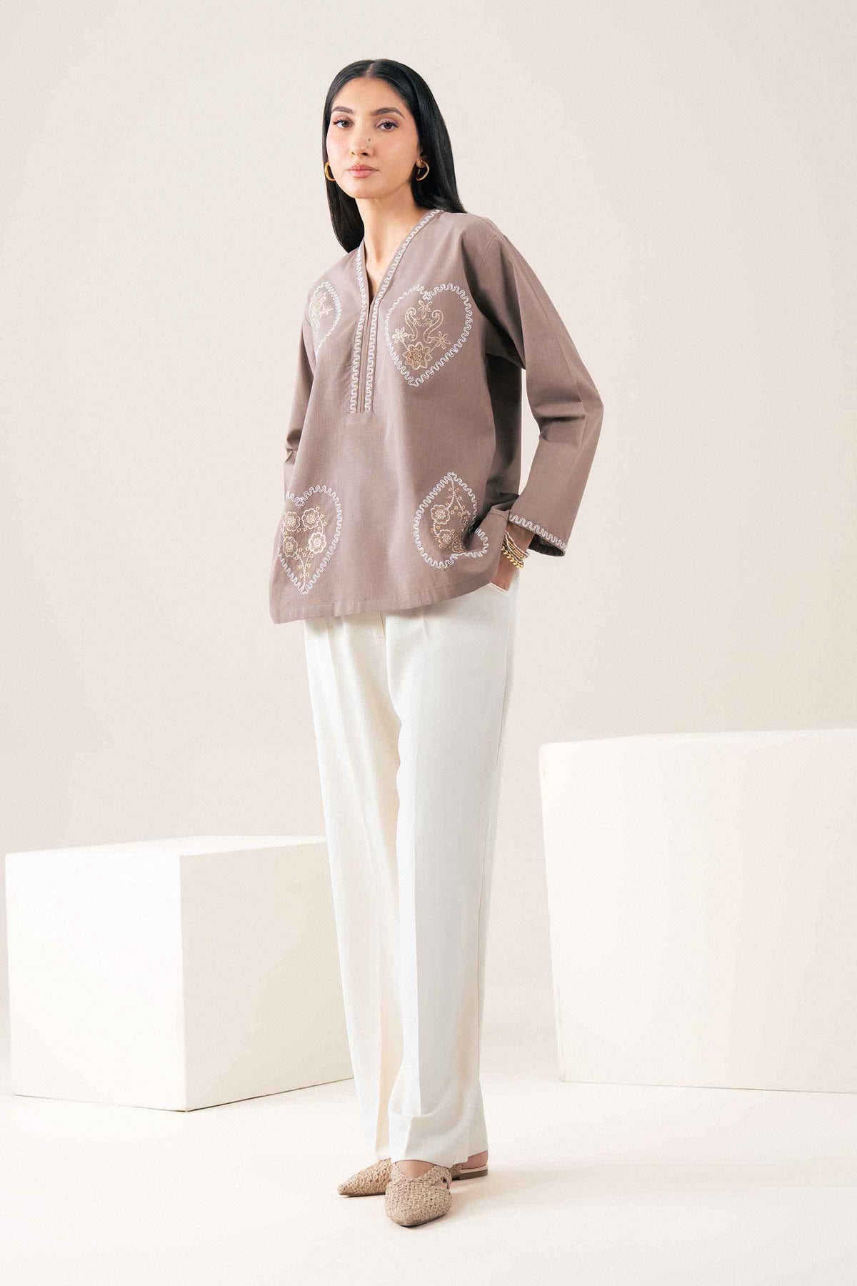 Embroidered Shirt - ST1SE-AURA26WV2-2