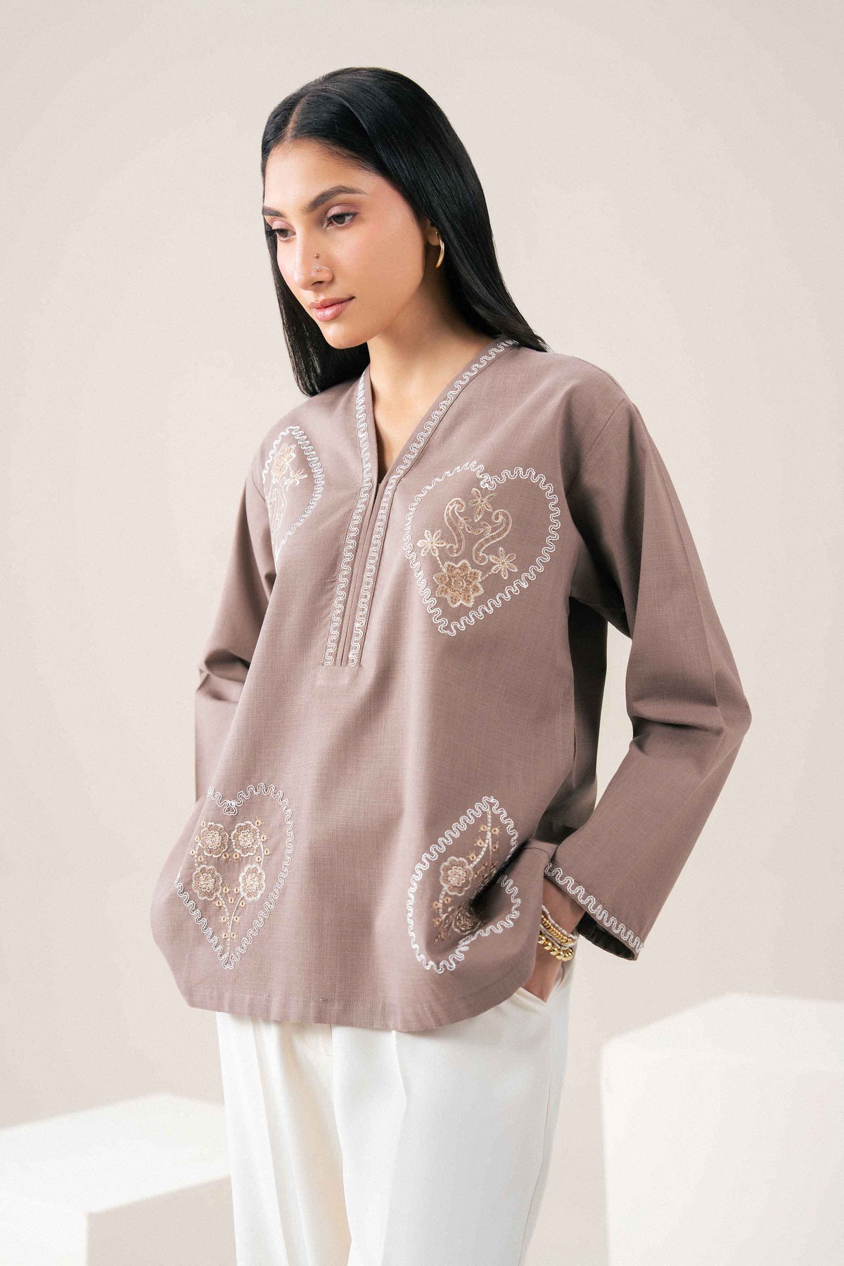 Embroidered Shirt - ST1SE-AURA26WV2-2