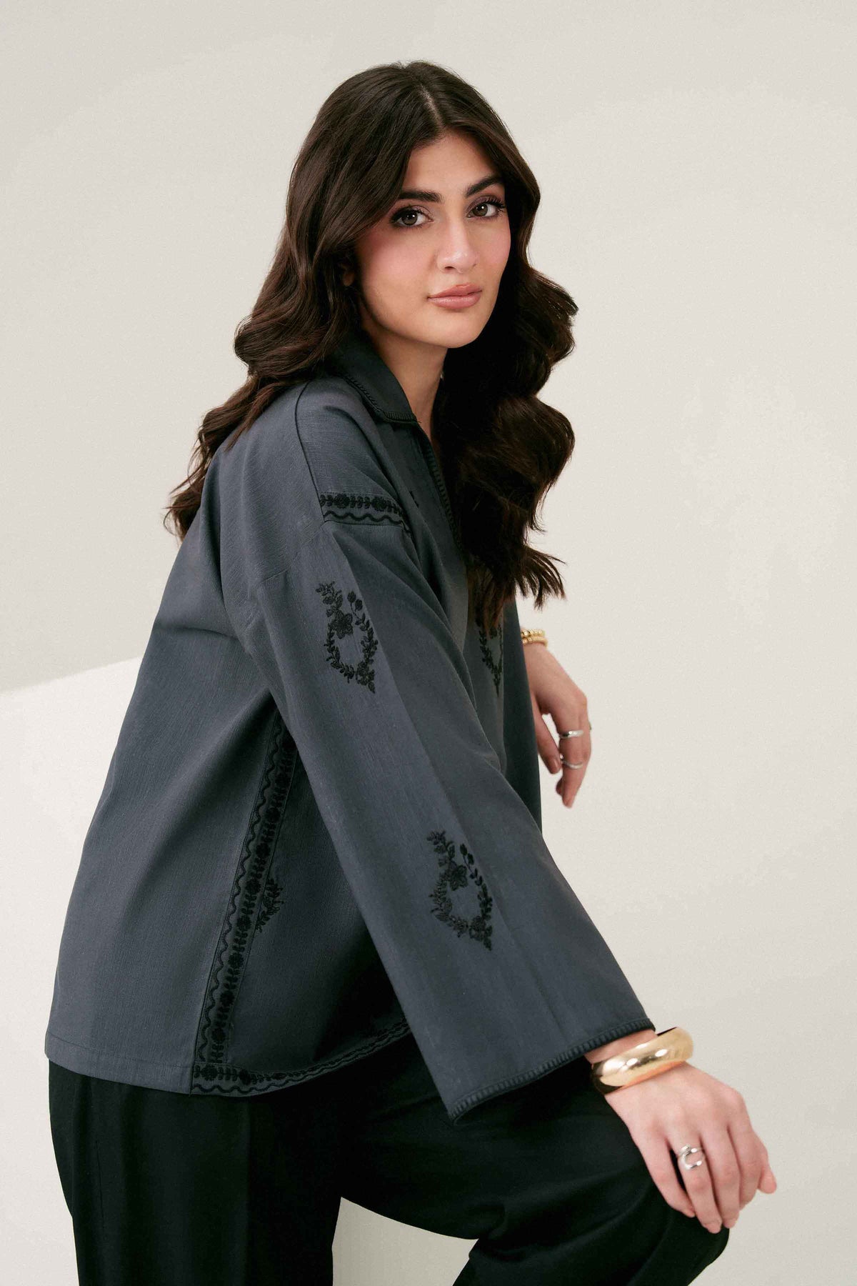 Embroidered Shirt - ST1SE-AURA26WV2-4