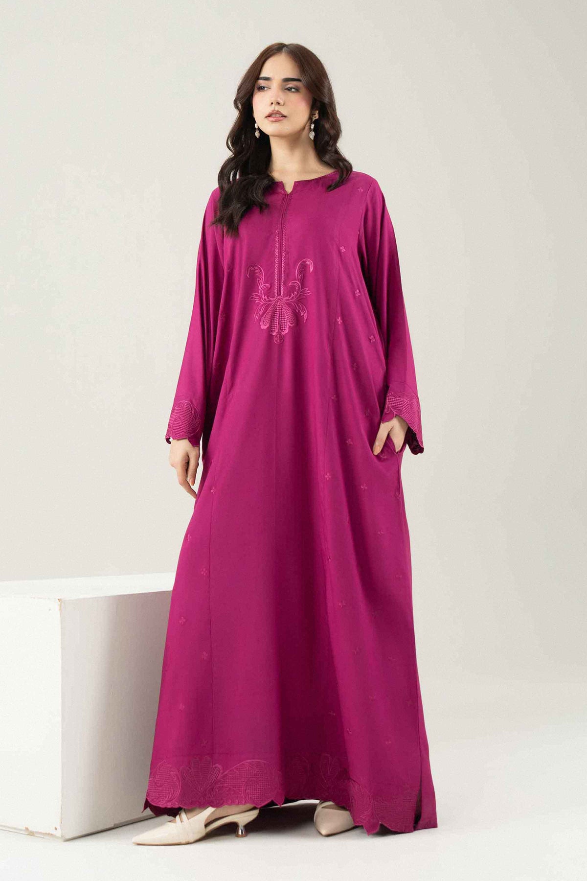 Embroidered Dress - ST1SE-JALA26WV2-1