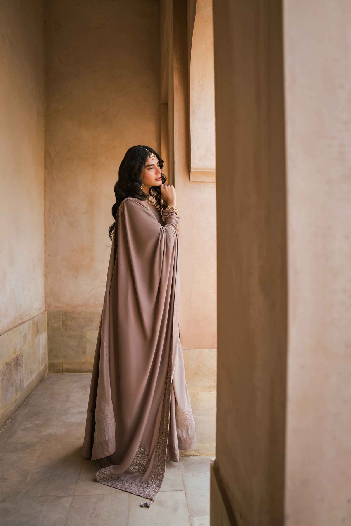 Embroidered Shawl - ST1SE-LUXE26WV1-4