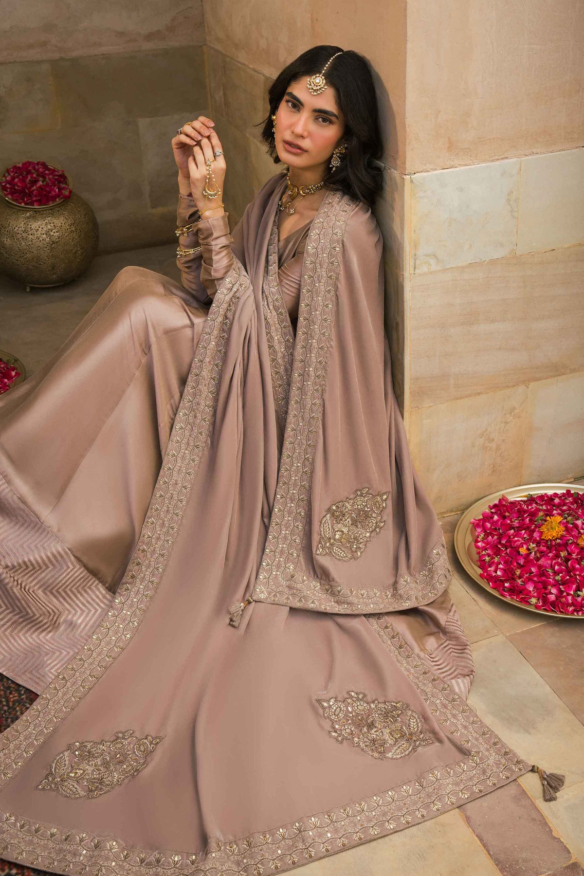 Embroidered Shawl - ST1SE-LUXE26WV1-4