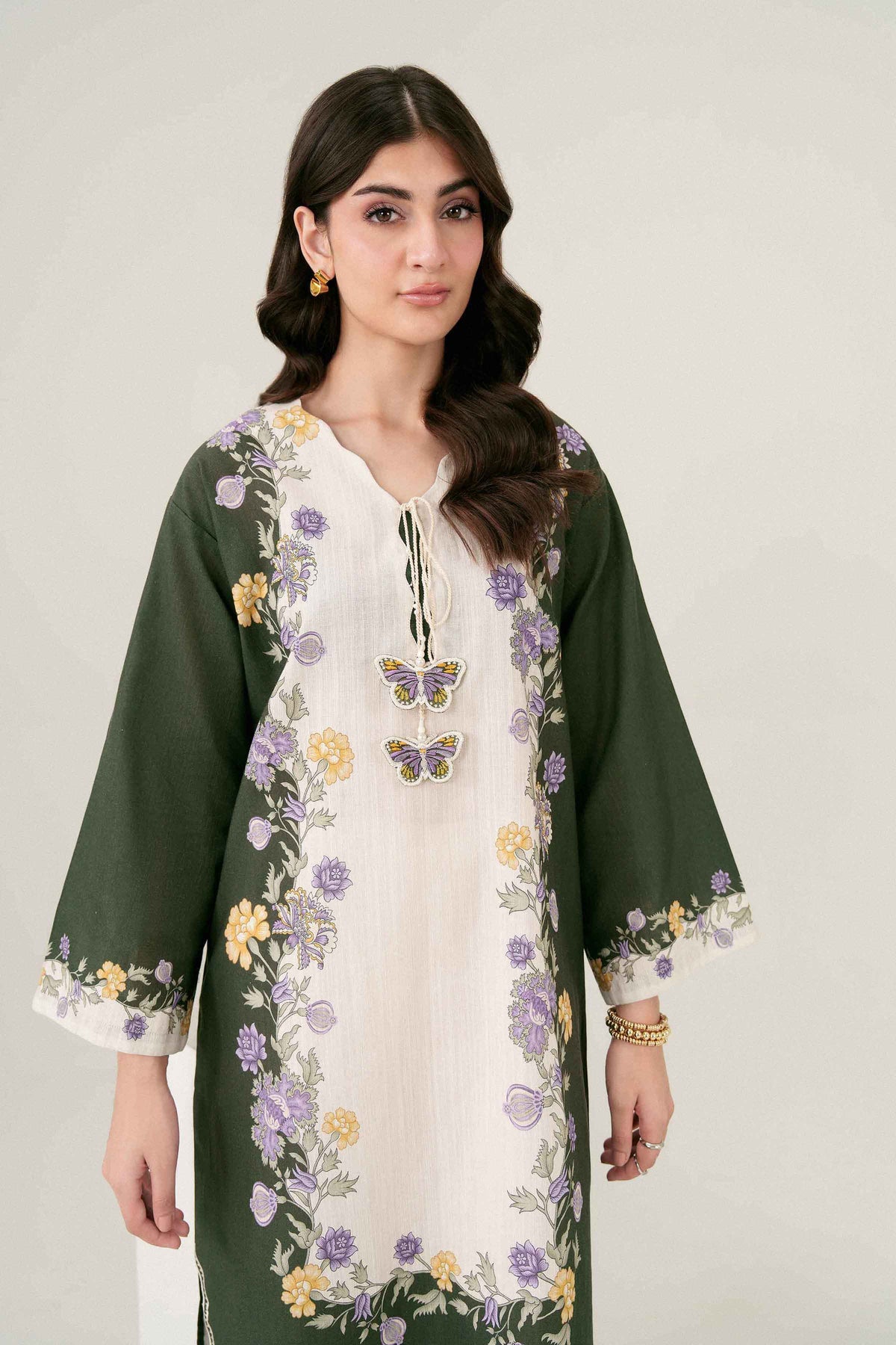 Printed Embroidered Shirt - ST1SE-PRET26WV1-6