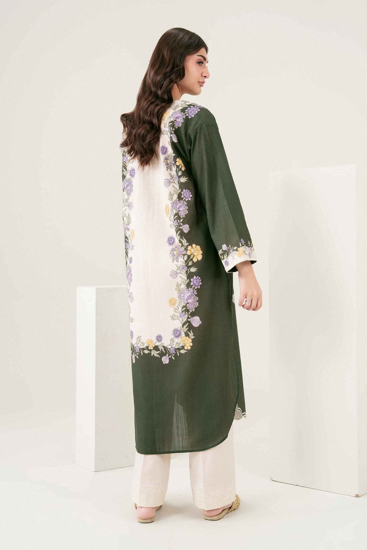 Printed Embroidered Shirt - ST1SE-PRET26WV1-6