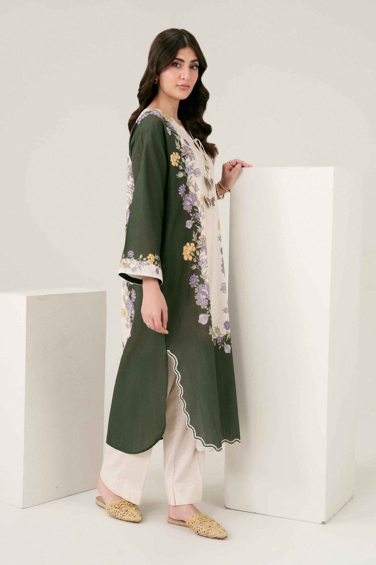 Printed Embroidered Shirt - ST1SE-PRET26WV1-6