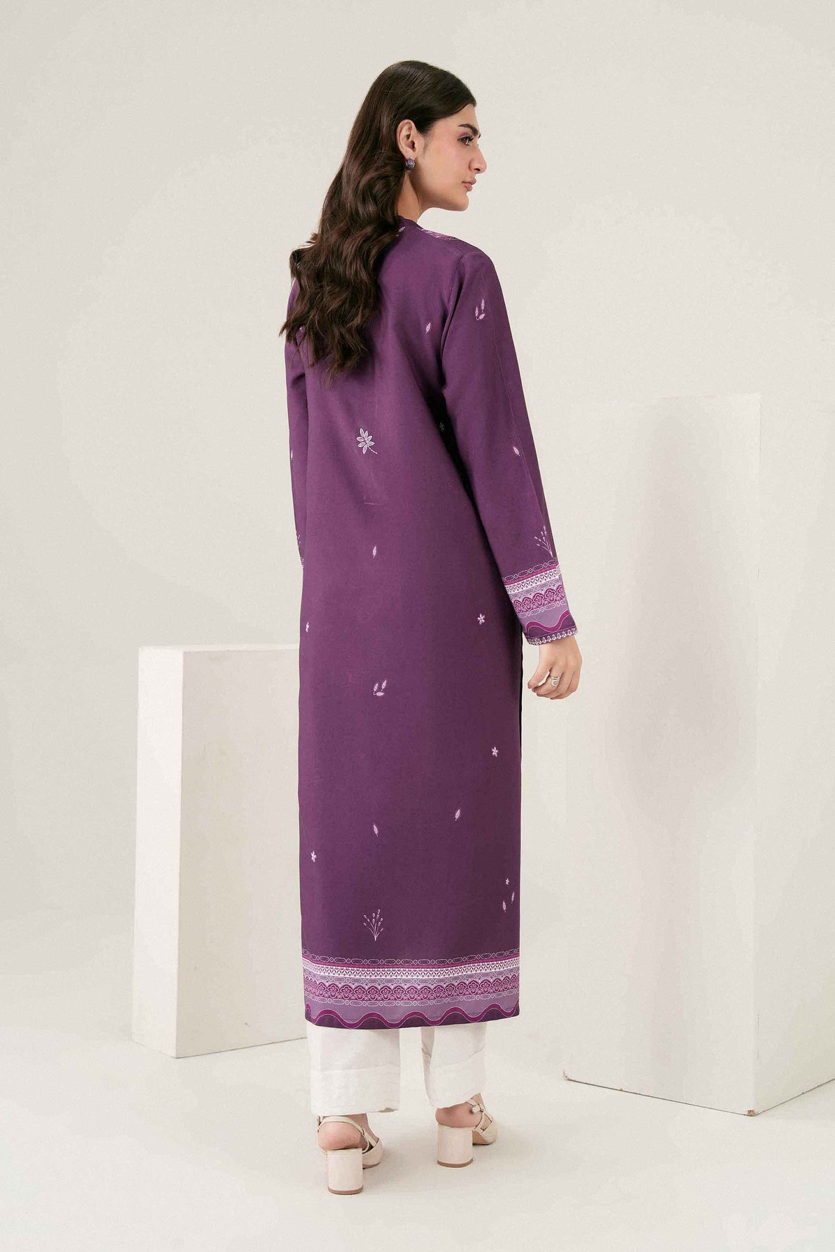 Printed Embroidered Shirt - ST1SE-PRET26WV2-23