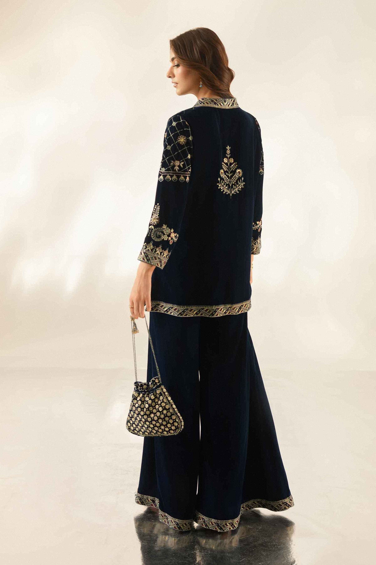 2 Piece - Embroidered Suit - ST2JTE-LUXE26WV1-1
