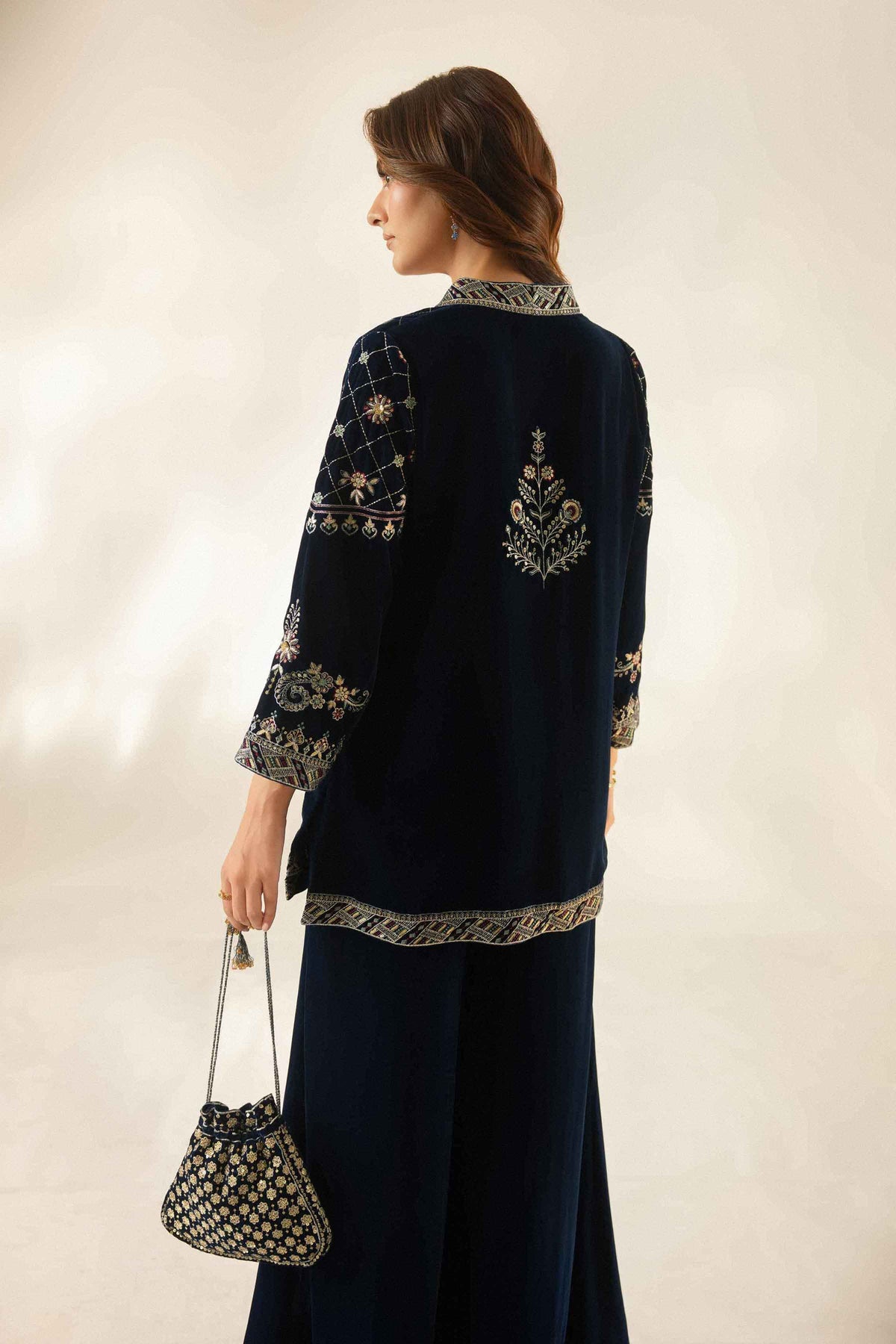 2 Piece - Embroidered Suit - ST2JTE-LUXE26WV1-1