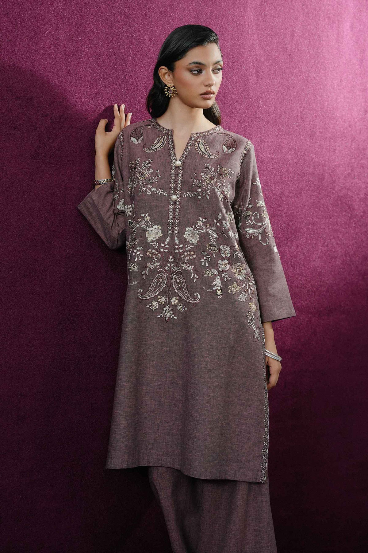 2 PIECE - EMBROIDERED SUIT - ST2PE-BOUT26WV2-17