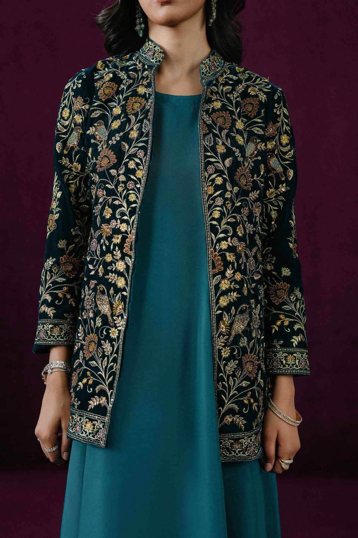 2 PIECE - EMBROIDERED SUIT - ST2PE-BOUT26WV2-4