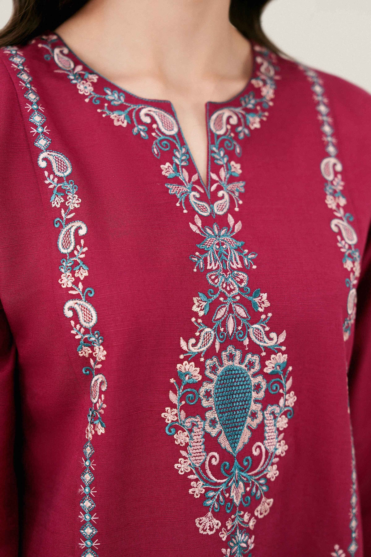2 PIECE - EMBROIDERED SUIT - ST2SDE-PRET26WV1-5
