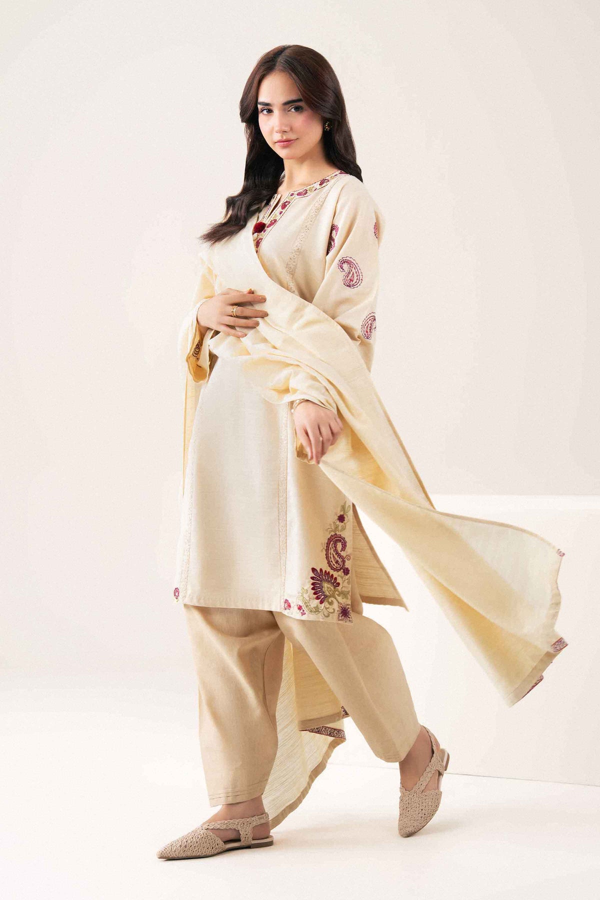 2 Piece - Embroidered Suit - ST2SDE-PRET26WV1-6