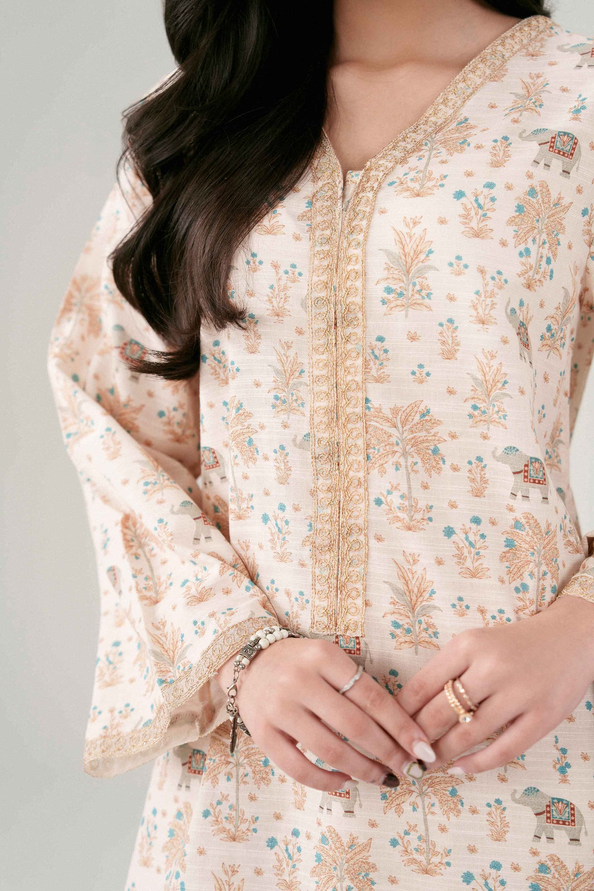 2 PIECE - PRINTED EMBROIDERED SUIT - ST2SDE-PRET26WV2-1