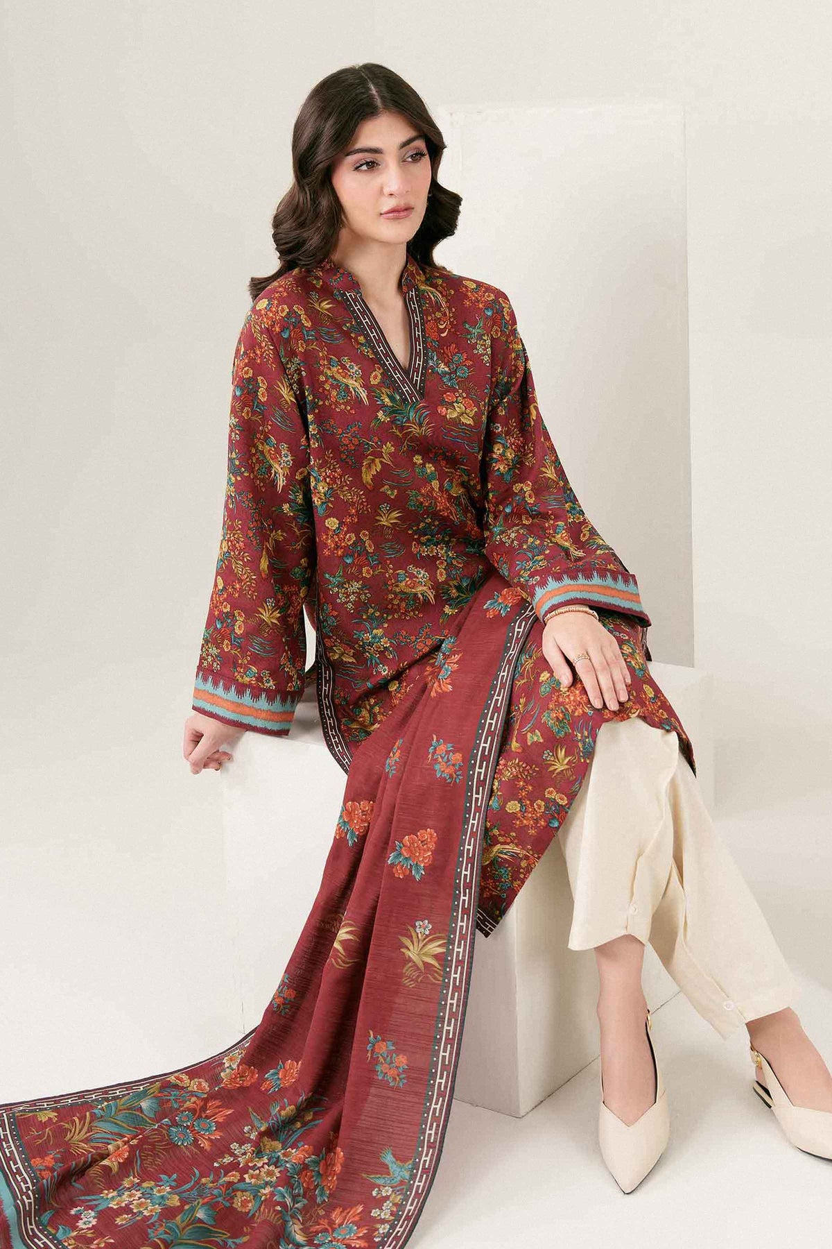 2 Piece - Printed Suit - ST2SDE-PRET26WV2-3