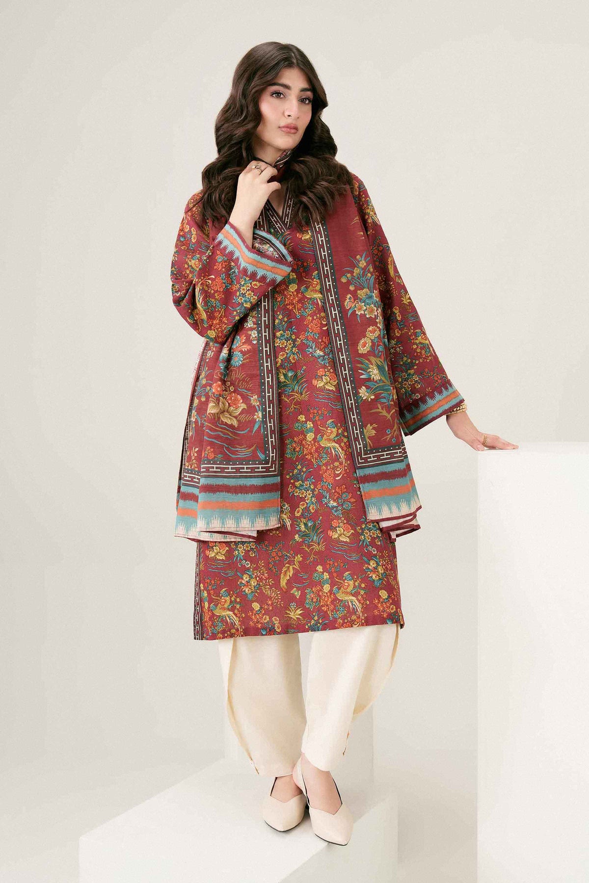 2 Piece - Printed Suit - ST2SDE-PRET26WV2-3